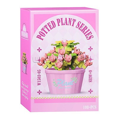 Конструктор "Цветок" (108 дет.) в коробке