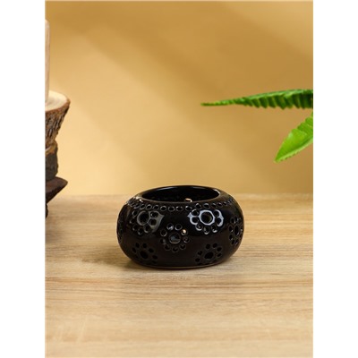 Подсвечник, 8.5×8.5×4 см, керамика, МИКС