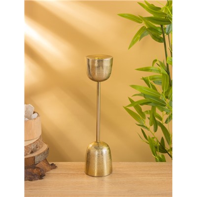 Подсвечник «Факел», 31 см, алюминий, золото