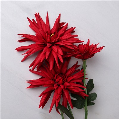 Цветок искусственный Хризантема кустовая 73 см / CCHK-73 /уп 100/576/