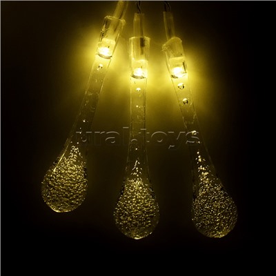 Электрогирлянда Бахрома, 3м, 96 ламп, теплый