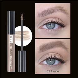 Гель для бровей водостойкий оттеночный PRO Waterproof Color Brow Gel тон 02 Tаupe