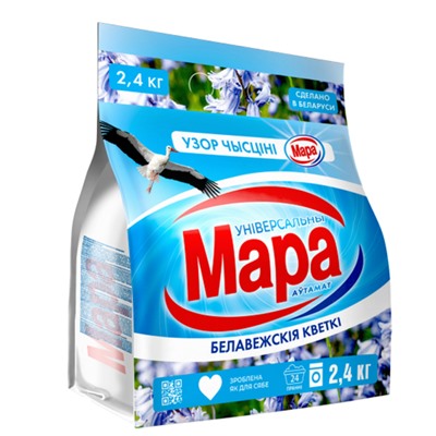 Стиральный порошок УНИВЕРСАЛЬНЫЙ Белавежскія кветкі автомат, 2,4 кг
