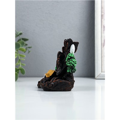 Подставка для благовоний TAKE IT EASY «Деревенька в горах», набор благовоний конусы, стелющийся дым, 10×12.5 см