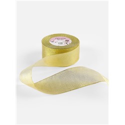 Лента парчовая, 50 мм, 23±1 м, цвет золотой