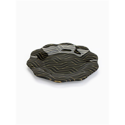 Тарелка стеклянная «Геометрия», d=20 см