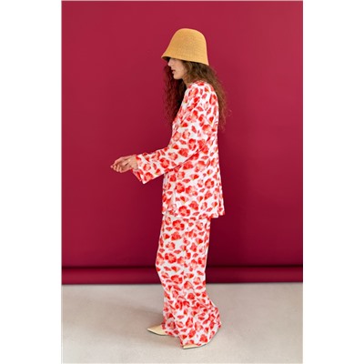 Блузка  СЕТ113/02/Маки