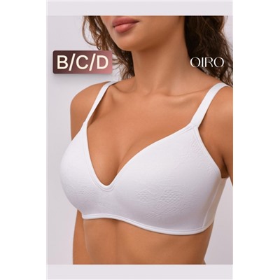Бюстгальтер формованный OIRO без косточек Snowdrop 1317007 (Белый)