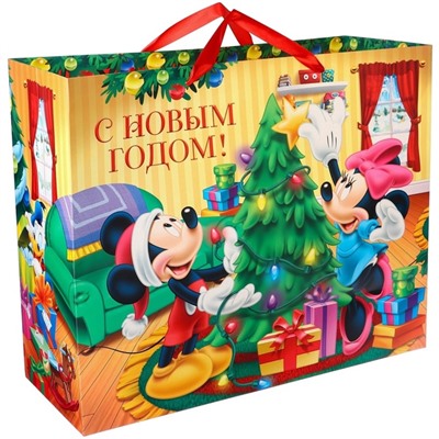 Пакет ламинат горизонтальный «С Новым годом!», 49×40×19 см