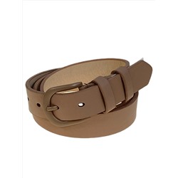 Ремень женский из искусственной кожи, цвет коричневый