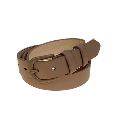 Ремень женский из искусственной кожи, цвет коричневый