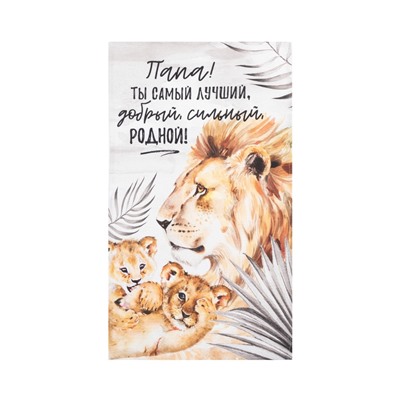 Набор кухонных полотенец Этель «Семейство кошачьих» 40×73 см - 2 шт., 100% хлопок, вафля 160 г/м²