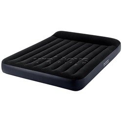 Матрас надувной Pillow Rest Classic Fiber-Tech, 152 х 203 х 25 см, 64143 INTEX
