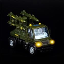 Машина "Военная. Ракетная установка" р/у, в коробке