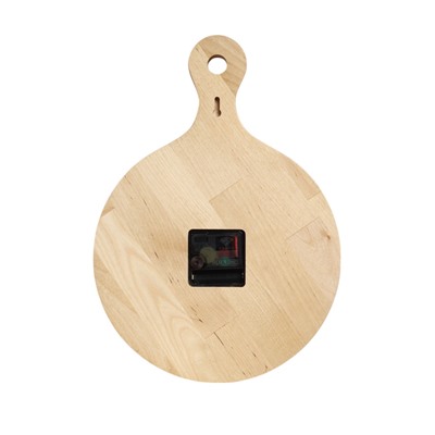 Часы настенные интерьерные «Доска Bon Appetit», для кухни, бесшумные, плавный ход, 24.5×35 см, дерево, от батарейки 1×АА