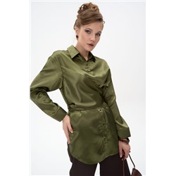 Рубашка Ямина (оливковый/уценка)