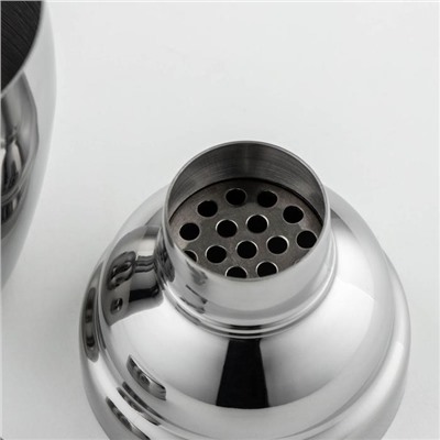 Шейкер, 350 мл, 18×7.5 см, нержавеющая сталь, серебристый