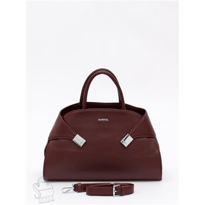 Сумка женская кожаная 98349-2P wine red Velina Fabbiano-Safenta  в Новосибирске