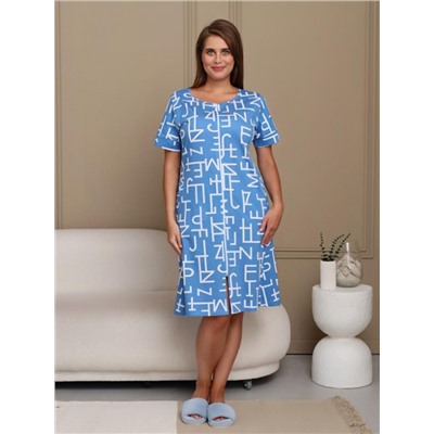 Халат Мотивы (Голубой)