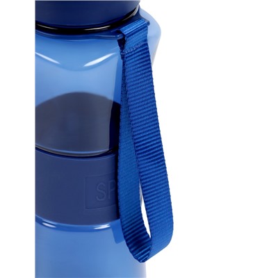 Бутылка для воды «Мастер К», 550 мл, 23.5×6.7 см, синяя