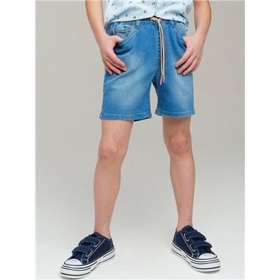 Шорты текстильные джинсовые для мальчиков