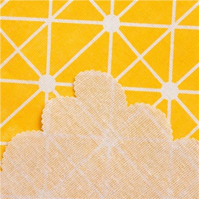 Скатерть «Доляна. Паутина», 145×200±3 см,100% п/э, рогожка 130 г/м