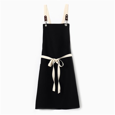 Фартук «Этель» Minimalist design black, 60×70 см 45% лён, 55% хлопок, 395 г/м²