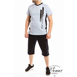 Костюм (футб+капри) х/б М11703П