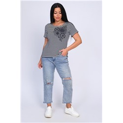 Футболка 82029 (Синяя полоса)