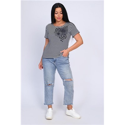 Футболка 82029 (Синяя полоса)