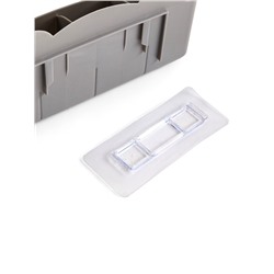 Подставка для зонтов, пластик, 23.5×7.5×11 см, серая