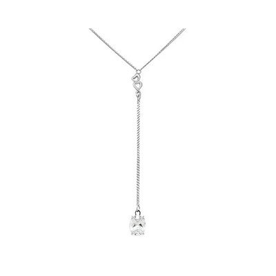 Колье из серебра куб.циркон., Ю-51001