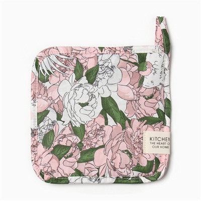 Прихватка Этель «Попугай» 19×19 см, хлопок, сатин, 110 г/м²