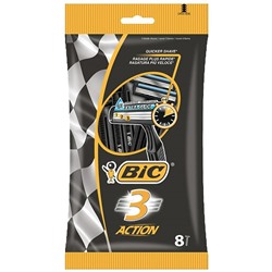 Станок для бритья одноразовый BiC-3 Action (8шт)