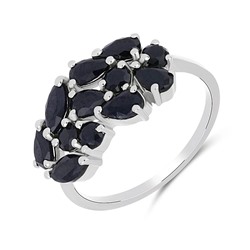 Кольцо, сапфир корунд, Жаден