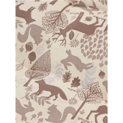 Подушка на стул« Доляна» Forest dwellers, 42×42 см, бежевая