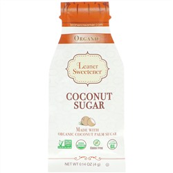 Leaner Creamer, Organic, Coconut Sugar, 20 Individual Packets, 0.14 oz (4 g) Each