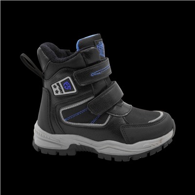 Ботинки мембранные на меху А6671-10 черные