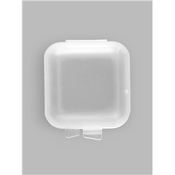 Бокс для хранения мелочей, 3.5×3.5×1.8 см, пластиковый, прозрачный