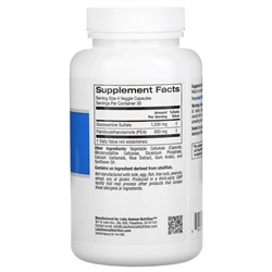 Lake Avenue Nutrition, ПЭА (пальмитоилэтаноламид) и сульфат глюкозамина, 120 растительных капсул