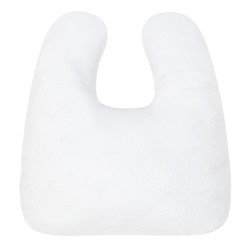 Подушка декоративная «Этель. Зайка», белая, 48×38 см, велюр