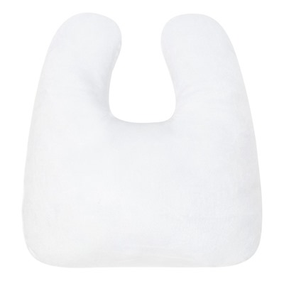 Подушка декоративная «Этель. Зайка», белая, 48×38 см, велюр