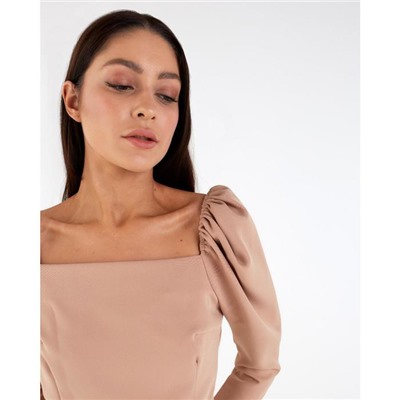 Платье женское мини MIST, размер 48, бежевое