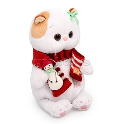 Кошка Ли-Ли baby в шарфике со снеговичком