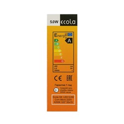 Лампа светодиодная Ecola Corn Micro, G9, 5 Вт, 4200 K, 320°, 50×15 мм, дневной белый