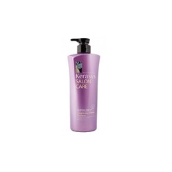 KeraSys Шампунь Salon Care Гладкость и блеск 470мл с дозатором