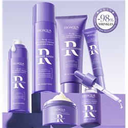 Набор для лица антивозрастной с ретинолом и гиалуроновой кислотой 6 средств в подарочной коробке BIOAQUA