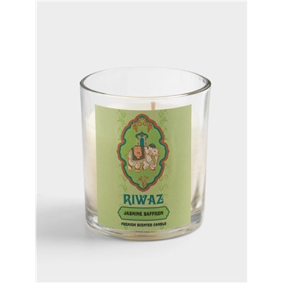 Свеча ароматическая в стекле «Жасмин и Шафран», соевый воск, 120 г