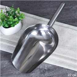 Совок для сыпучих продуктов 27 см металл / S-11 /уп 200/ 0,126