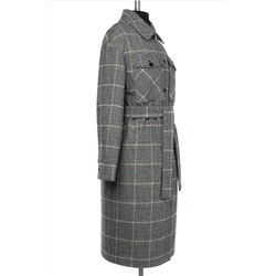 01-10364 Пальто женское демисезонное (пояс)